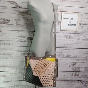 Dkny leather crossbody bag